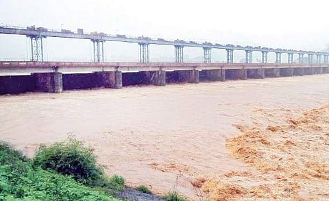 Vamsadhara River Water. | Express Photo Services