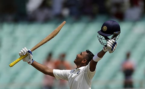 Prithvi Shaw became India's youngest player to score a debut century and his country's second youngest in all ( File photo | AP)