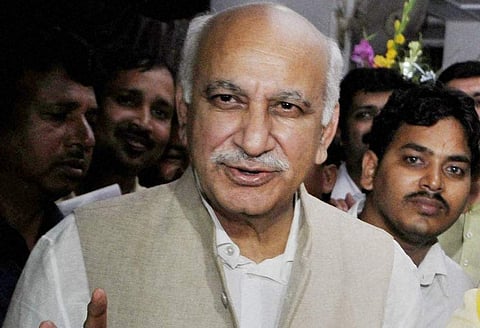 Union Minister M J Akbar. (File Photo | EPS)