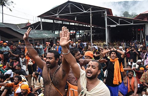 Sabarimala shrine. (Photo | BP Deepu/ EPS)