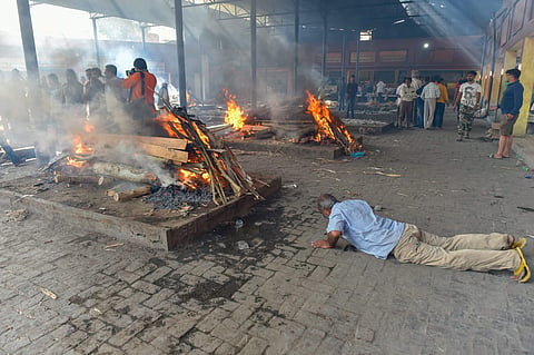 Mass funeral of victims of rail accident in Amritsar Saturday October 20 2018. | PTI
