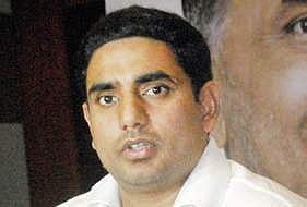 TDP general secretary Nara Lokesh.