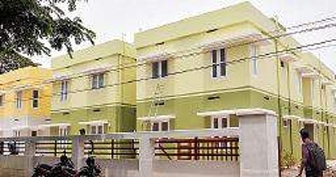 The Muttathara housing colony built as part of the LIFE mission project Express