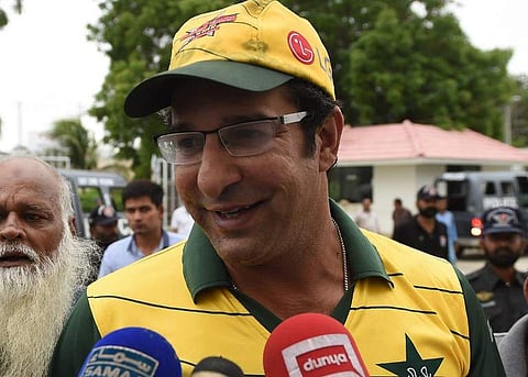 Pakistan cricket legend Wasim Akram (File photo | AFP)