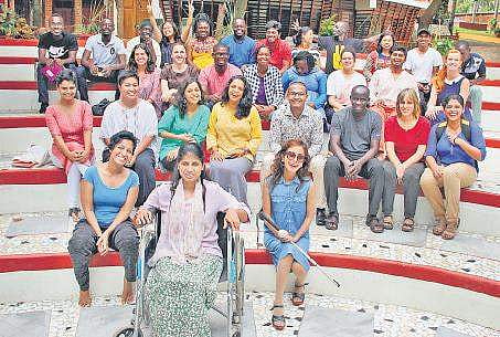 Participants of kanthari along with the catalyst