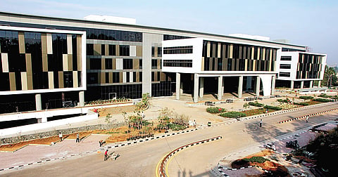 The SmartCity-Kochi building at Kakkanad | File