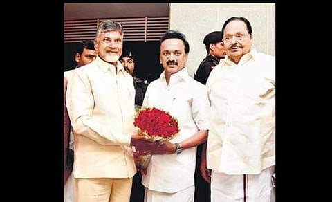 After Chandrababu Naidu meet, Stalin says parties should unite against anti-people BJP