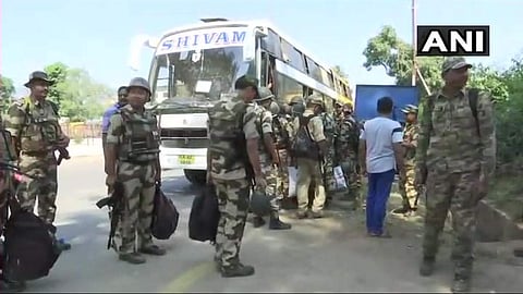 One lakh security men deployed for first phase of Chhattisgarh election. (Photo| ANI)