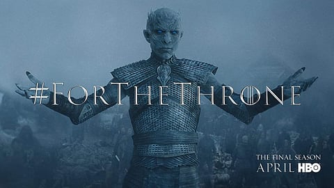 A number of posters were also released with '#FORTHETHRONE' embossed on each of the posters. (Photo | Twitter)
