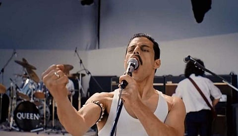 Rami Malek as Freddie Mercury in 'Bohemian Rhapsody' (Photo | YouTube screengrab)