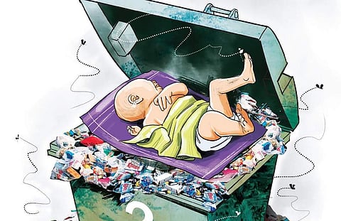 Who cares for the abandoned child?
