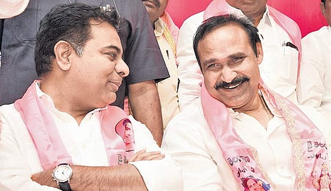 Kodad-based TDP leader B Mallaiah Yadav joins TRS in the presence of party leader KT Rama Rao in Hyderabad | Express