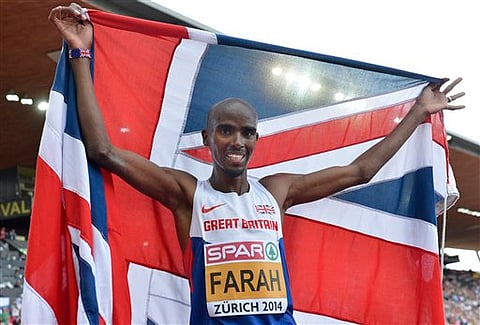 European marathon record holder Mo Farah (File photo | AP)