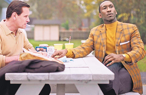 A still from the movie Green Book.
