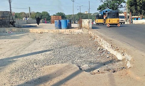 Construction of Lalapet Road Over Bridge has been going on at a slow pace, in Hyderabad | Vinay Madapu