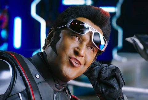 Rajinikanth in '2.0'. (Photo | YouTube Screengrab)