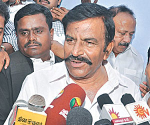 Former DMK minister KN Nehru (File photo | EPS)