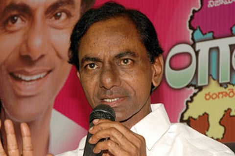 elangana Rashtra Samithi chief K Chandrasekhar Rao. (Express file photo)