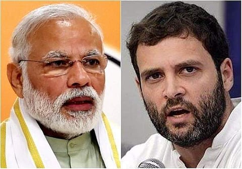 PM Modi (L) and Rahul Gandhi (R) (File Photos)