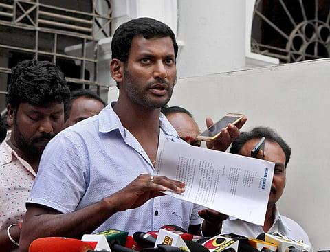 TFPC president Vishal (File | EPS)