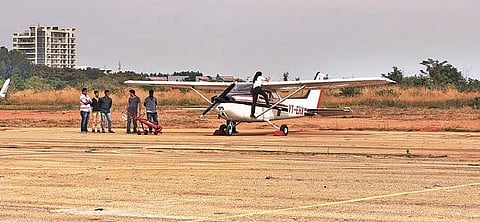 Aerodrome is yet to receive approval from the state government for its runway extension Gourav Pratap Mishra