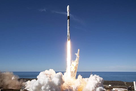 File Image of a SpaceX rocket launch. (Photo | Twitter)