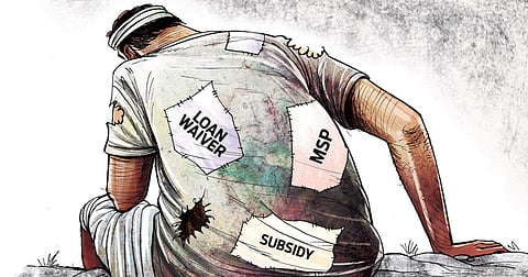 Representational image of a farm loan waiver