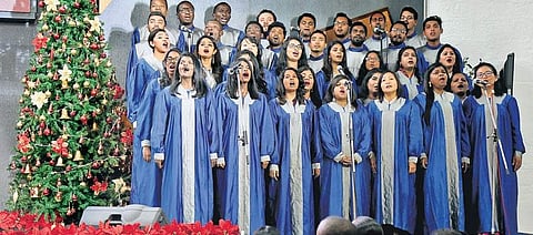 More than 3,000 people attended each service at the church to celebrate X’Mas