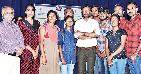 At BU, athlete Arjun Devaiah emphasised the importance of physical activity in daily life