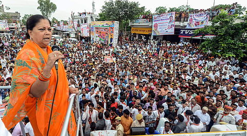 Rajasthan Chief Minister Vasundhara Raje (Photo|PTI)
