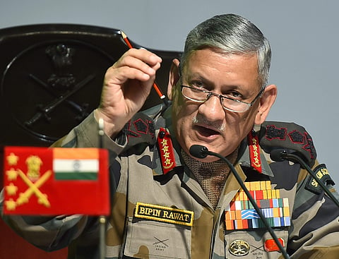 Army Chief Bipin Rawat. (File Photo | PTI)