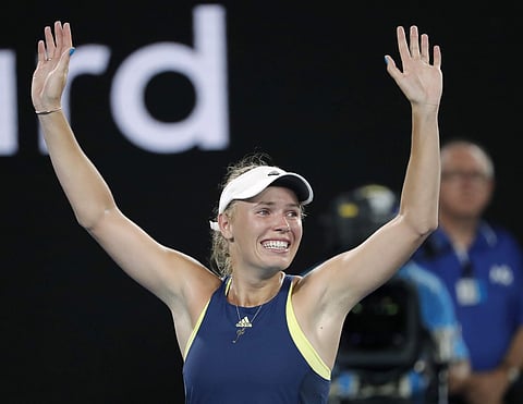 Denmark's Caroline Wozniacki (AP)