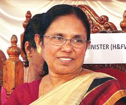 Kerala Health Minister K K Shylaja. (File Photo)