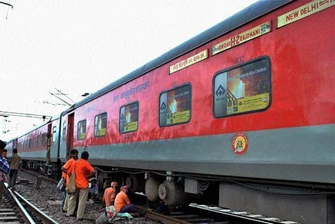 File Photo of Rajdhani Express for Representational Purposes. | PTI