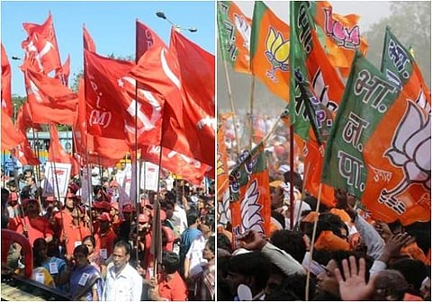 The CPI(M) is contesting in 57 seats and while the other Left Front constituents, the RSP, Forward Bloc and CPI, in one seat each. (File Photos)