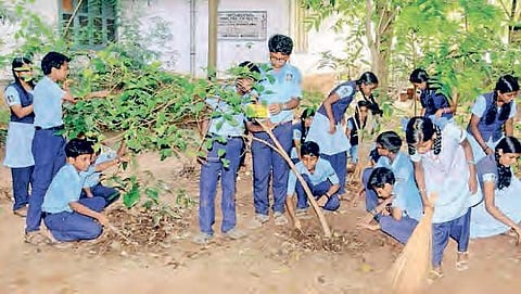 Students of Andhra Pradesh become eco-warriors to protect nature