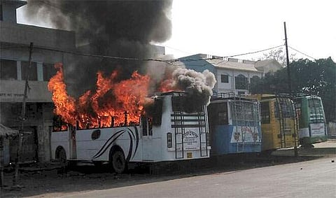 Violence had erupted in the district on Republic Day during the 'Tiranga Yatra' taken out by the ABVP after which one person was killed. (File | PTI)