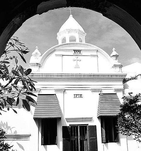 The church on Aranmanaikaran Street