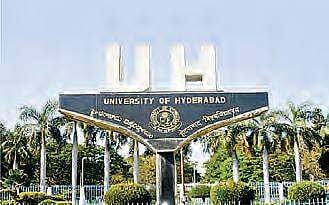 University of Hyderabad students protest fee hike, mess food