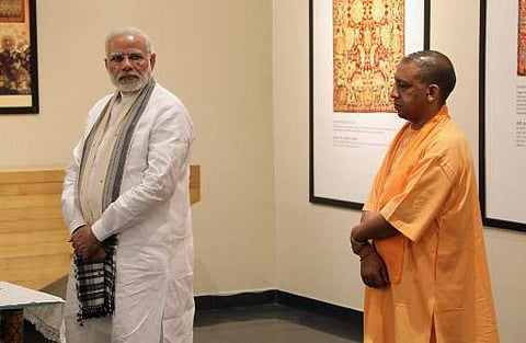 PM Modi and UP CM Yogi Adityanath (AFP Photo)