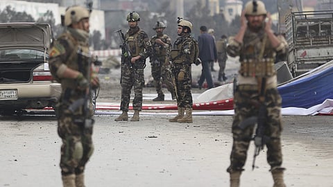 Following the explosion, six militants attempted to storm the headquarters.
