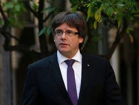 Catalonia's separatist leader Carles Puigdemont (in picture) and civic leader Jordi Sanchez abandoned their bid. (Photo | AP)