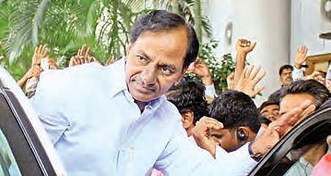 Telangana Chief Minister K Chandrasekhar Rao