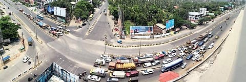 A panoramic view of Kundanoor Junction Albin Mathew