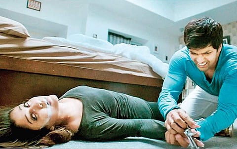 A still from from Raja Rani