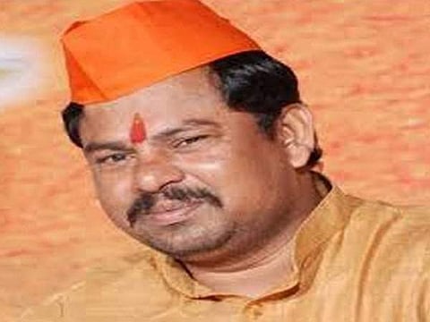 BJP MLA Raja Singh (Twitter Photo: ANI)