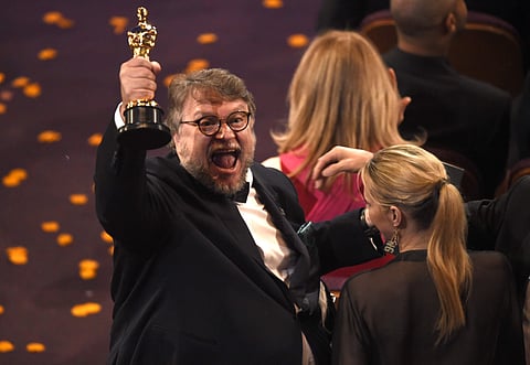 The Best Director was taken away by Guillermo del Toro for 'The Shape of Water'. Del Toro started out his speech saying he is an immigrant and referencing other Mexican directors who are also Oscar winners, Alfonso Cuaron and Alejandro G. Inarritu. (Photo