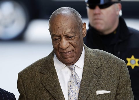 Bill Cosby arrives for a pretrial hearing in his sexual assault case at the Montgomery County Courthouse. (Photo | AP)