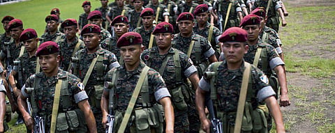 AP file photo of Guatemala army