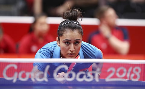 Indian paddler Manika Batra | AP